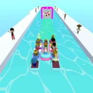 水上滑梯竞赛(Waterslide Run)(水上滑梯视频第一视角)