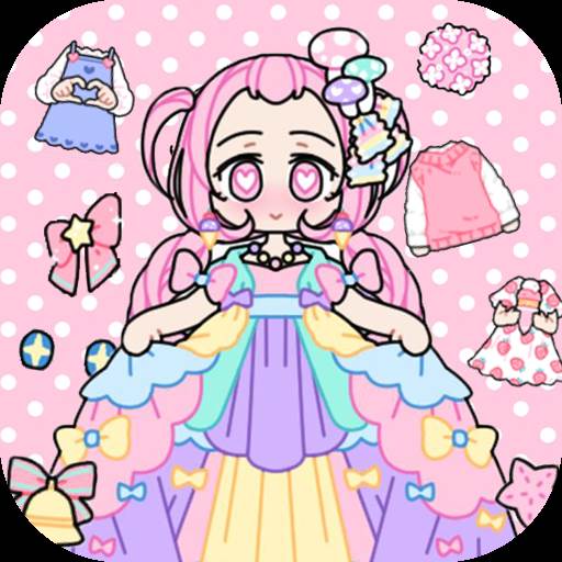 公主风换装女孩(公主换装贴纸女孩)