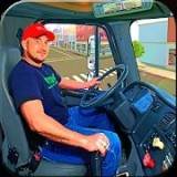 在卡车驾驶中In Truck Driving Highway Race Simulator(驾驶货车在图中所显示的情况)
