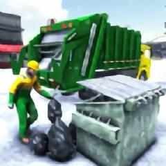 垃圾车真实驾驶模拟器(Road Sweeper Garbage Truck Sim)(垃圾车真实驾驶图片)