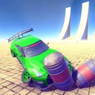 德比撞车特技比赛(Derby Crash Car Stunt Race)(德比撞车游戏)