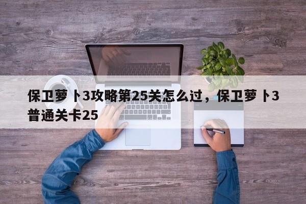 保卫萝卜3攻略第25关怎么过，保卫萝卜3普通关卡25
