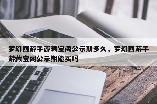 梦幻西游手游藏宝阁公示期多久，梦幻西游手游藏宝阁公示期能买吗