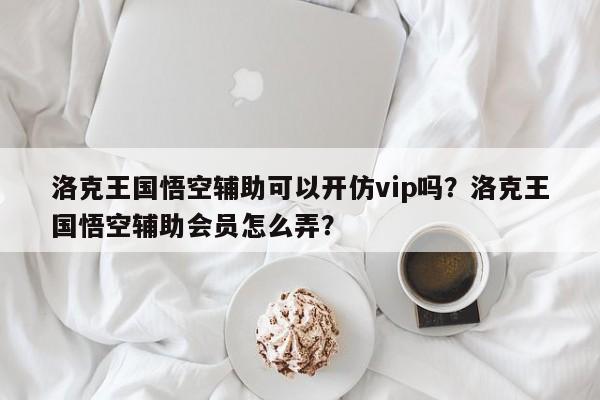 洛克王国悟空辅助可以开仿vip吗？洛克王国悟空辅助会员怎么弄？
