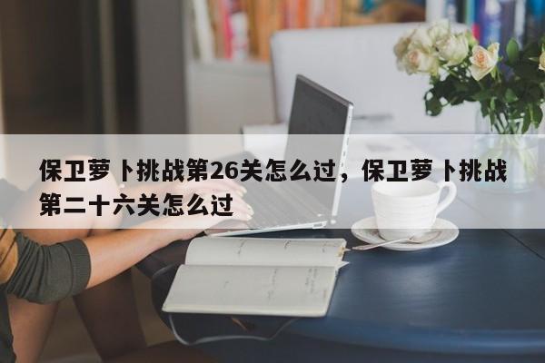 保卫萝卜挑战第26关怎么过，保卫萝卜挑战第二十六关怎么过