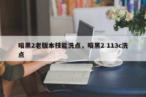 暗黑2老版本技能洗点，暗黑2 113c洗点