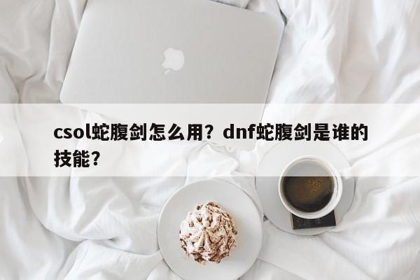 csol蛇腹剑怎么用？dnf蛇腹剑是谁的技能？