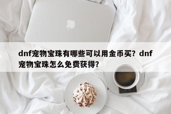 dnf宠物宝珠有哪些可以用金币买？dnf宠物宝珠怎么免费获得？