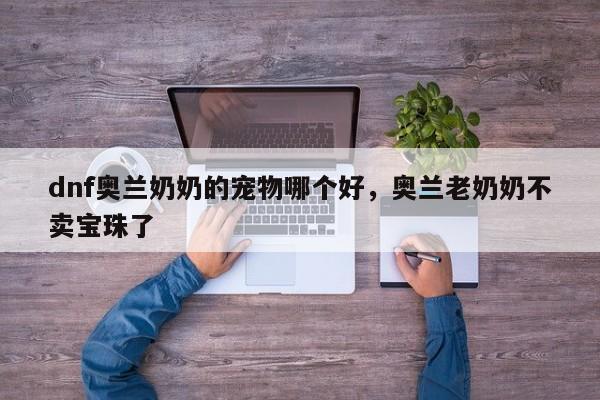 dnf奥兰奶奶的宠物哪个好，奥兰老奶奶不卖宝珠了