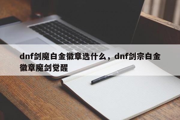 dnf剑魔白金徽章选什么，dnf剑宗白金徽章魔剑觉醒